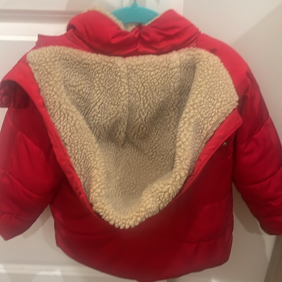 Red Gap Puffer Winter Coat - Picture 5 of 5